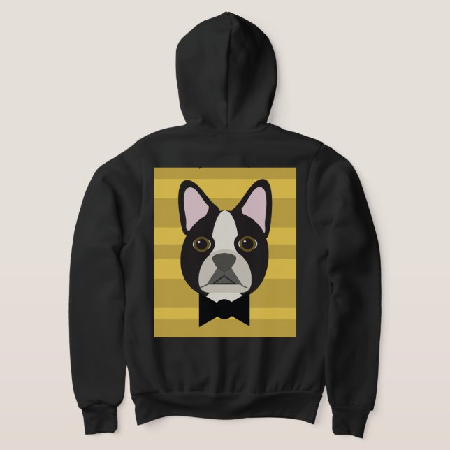 Camiseta Boston Terrier (Postura das costas)