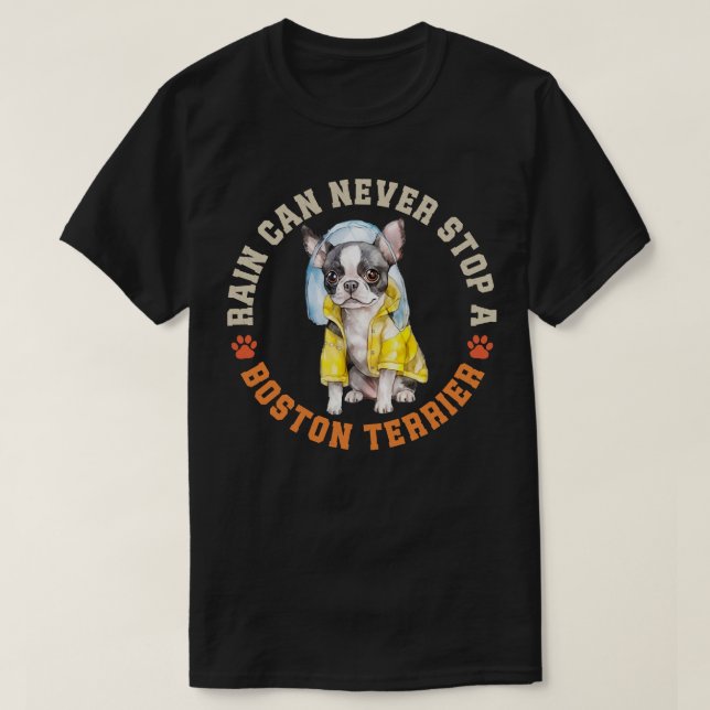 Camiseta Boston Terrier (Frente do Design)