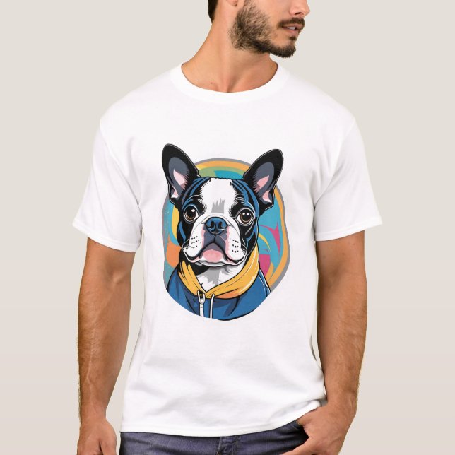 Camiseta Boston Terrier (Frente)