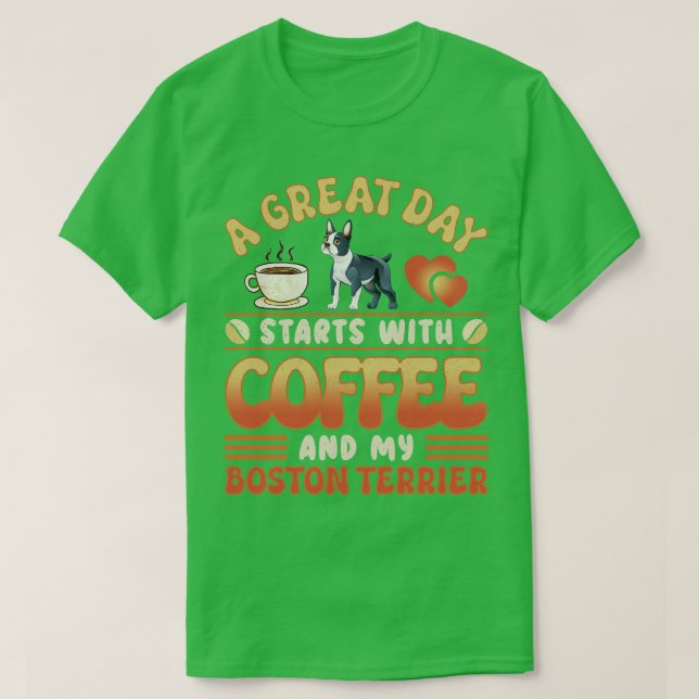 Camiseta Boston Terrier (Frente do Design)