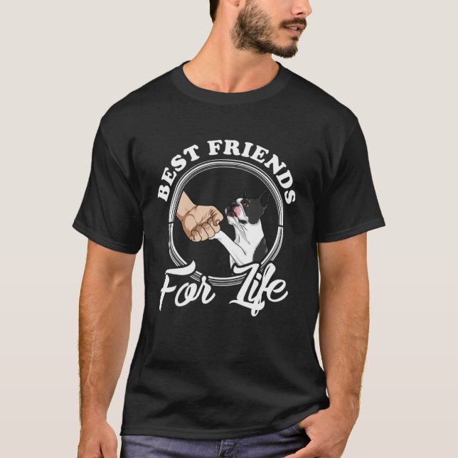 Camiseta Boston Terrier  Best Friends  Boston Terrier (Frente)