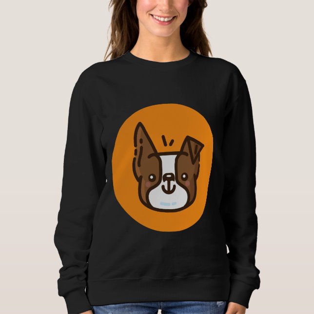 Camiseta Boston Terrier Brown (Frente)