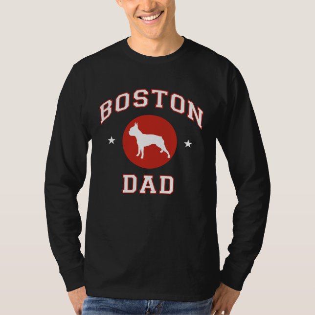 Camiseta Boston Terrier Dad (Frente)