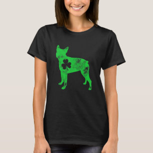 Camiseta Boston Terrier Dia de São Patrício Boys Girls Sham