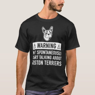 Camiseta Boston Terrier Dog Gift