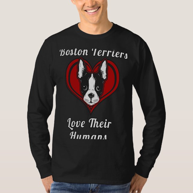 Camiseta Boston Terrier Dog Owner Boston Terriers Love Thei (Frente)