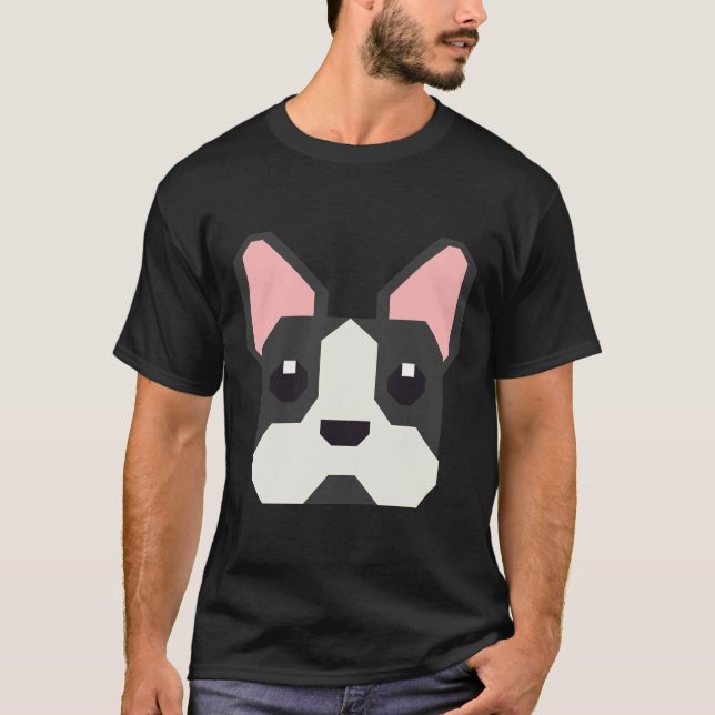 Camiseta Boston Terrier Dog Puppy (Frente)