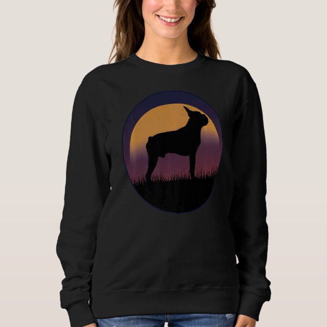 Camiseta Boston Terrier Dog Retro (Frente)
