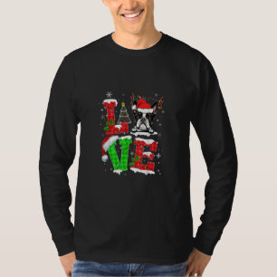 Camiseta Boston Terrier Dog Tree Christmas Luzes Xma