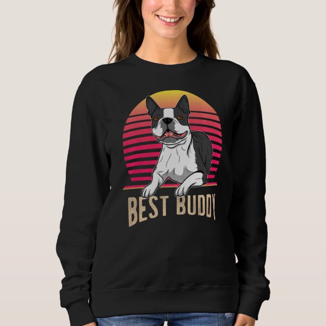 Camiseta Boston Terrier Dog Vintage 1 (Frente)