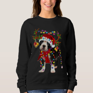 Camiseta Boston Terrier Gorgeeer Reindeer Light Wire Fox Te