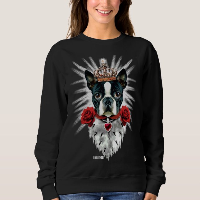 Camiseta Boston Terrier King Crown Royal Fed (Frente)