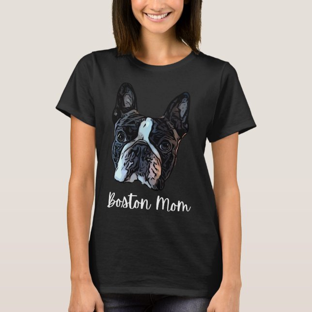 Camiseta Boston Terrier Mãe 189 (Frente)