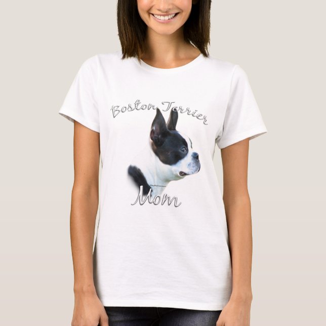 Camiseta Boston Terrier Mãe 2 (Frente)
