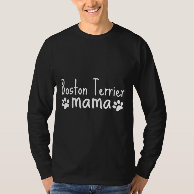 Camiseta Boston Terrier Mama 175 (Frente)