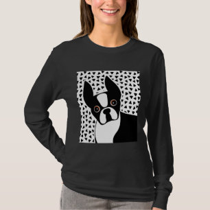 Camiseta Boston Terrier Modern Dog Art