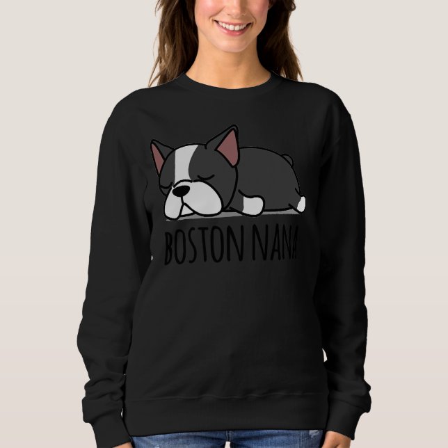 Camiseta Boston Terrier Nana foi fundida (Frente)