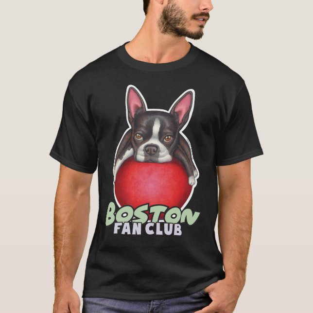 Camiseta Boston Terrier no Red Ball 2 (Frente)
