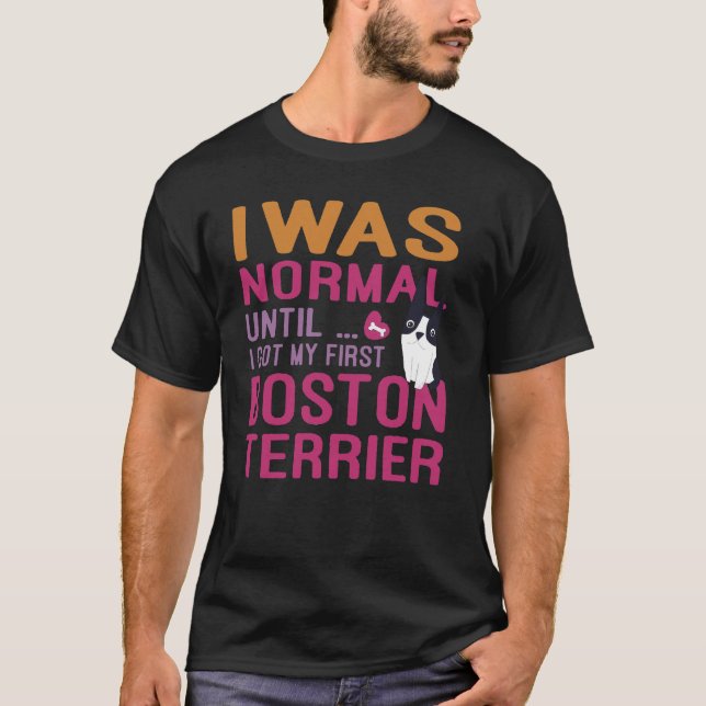 Camiseta Boston Terrier - Normal (Frente)
