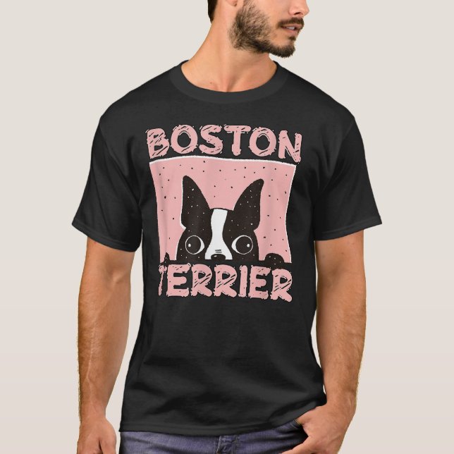 Camiseta Boston Terrier para o cachorro (Frente)