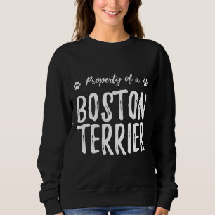 Camiseta Boston Terrier Property Engraçado Mãe
