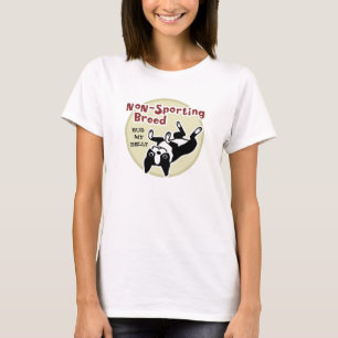 Camiseta Boston Terrier "Raça Não Esportiva"