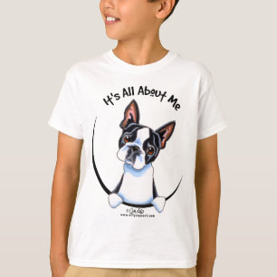 Camiseta Boston Terrier seu toda aproximadamente mim