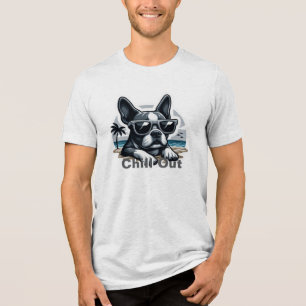 Camiseta Boston Terrier T: Desenhe-se