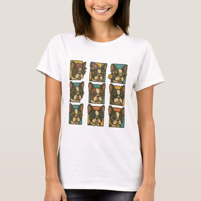 Camiseta Boston Terrier Trendsetters (Frente)