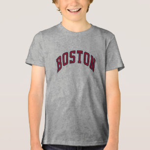 Camiseta Boston Text Tee - Orgulho Urbano e Víblias Clássic