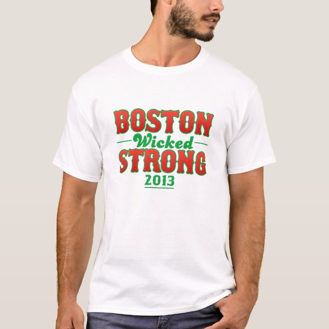 Camiseta Boston Wicked Strong 15 de abril de 2013 (Frente)
