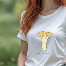 Camiseta Botânica Chanterelle Mushroom