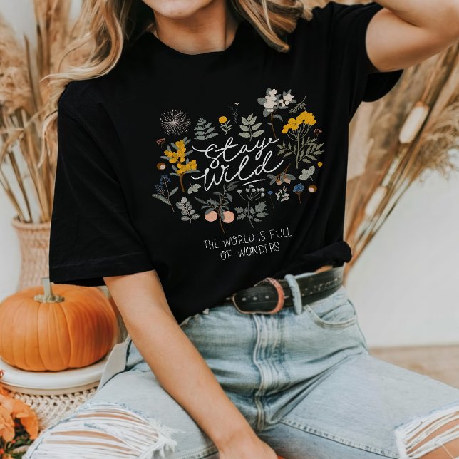 Camiseta Botânica Selvagem  (Criador carregado)