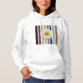 Camiseta Botanical Stripe Bloom Hoodie for Women