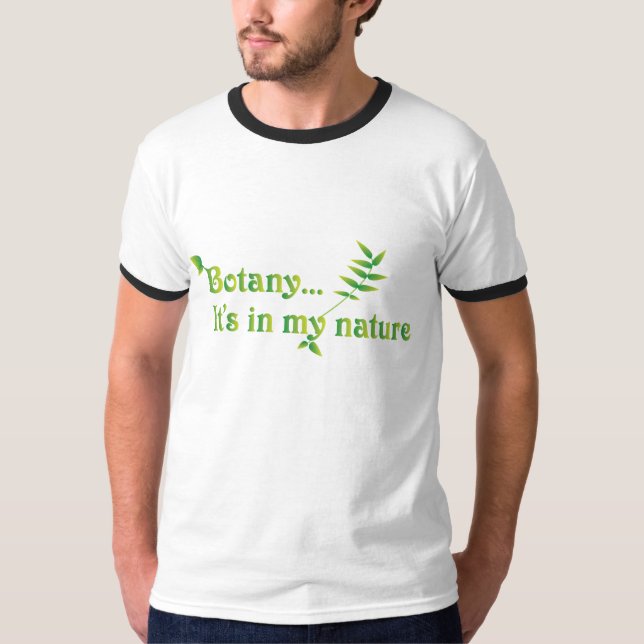 Camiseta Botany Nature Green Leaf Botanisy Love (Frente)