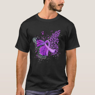 Camiseta Botão de liberação de consciência do Alzheimer de 