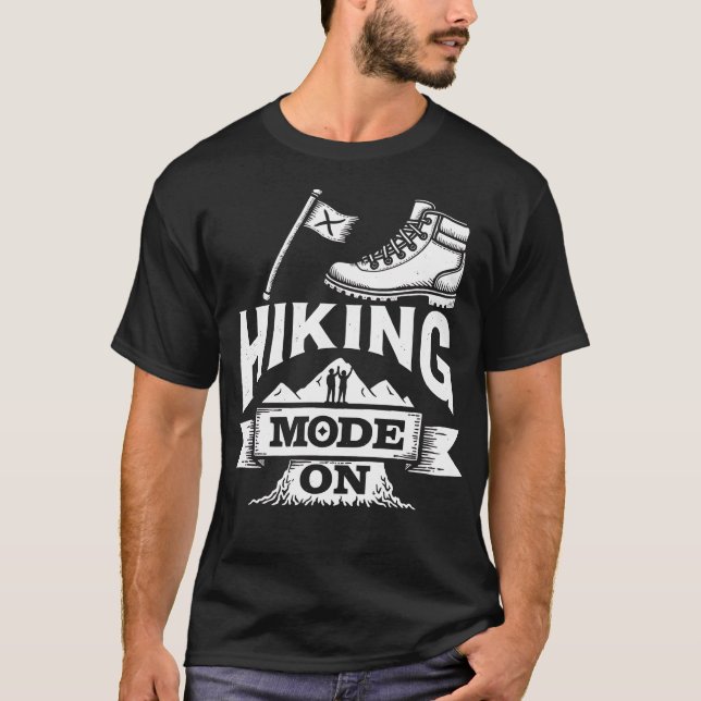 Camiseta Botas de caminhada (Frente)