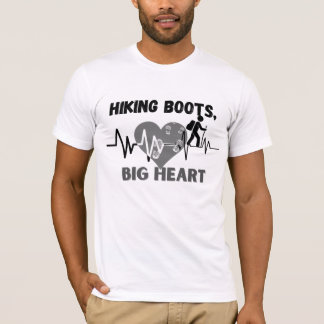 Camiseta Botas de caminhada, Grande Coração - Alma Que Amav