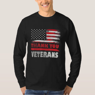 Camiseta Botas de Combate Gratidão Veteranos Bandeira Ameri