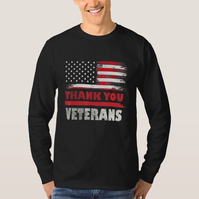 Camiseta Botas de Combate Gratidão Veteranos Bandeira Ameri (Frente)