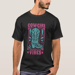 Camiseta Botas de Cowboy Amante de Cavalo Country Western R