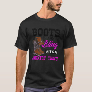 Camiseta Botas de Cowgirl Brilho Vintage Country Sul Rodeio