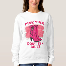 Camiseta Botas de Cowgirl de Natal