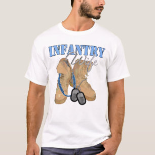 Camiseta Botas de deserto da esposa da infantaria