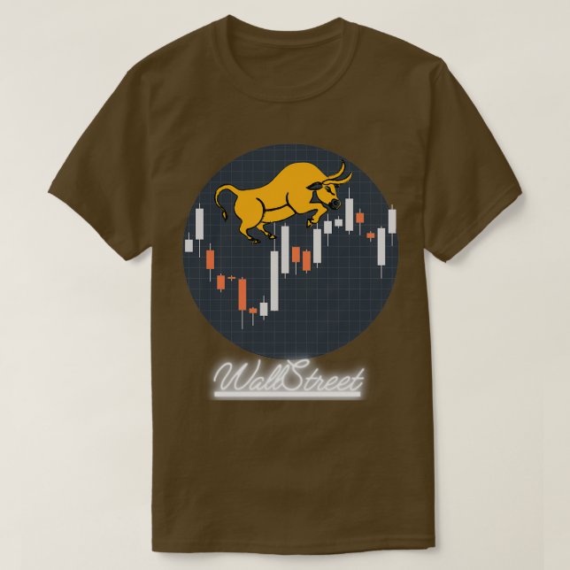 Camiseta Botas de Wall Street Bull (Frente do Design)