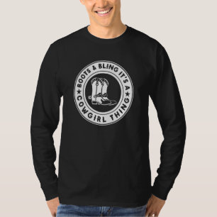 Camiseta Botas e Brilho É uma Coisa de Vaqueira Contagem d