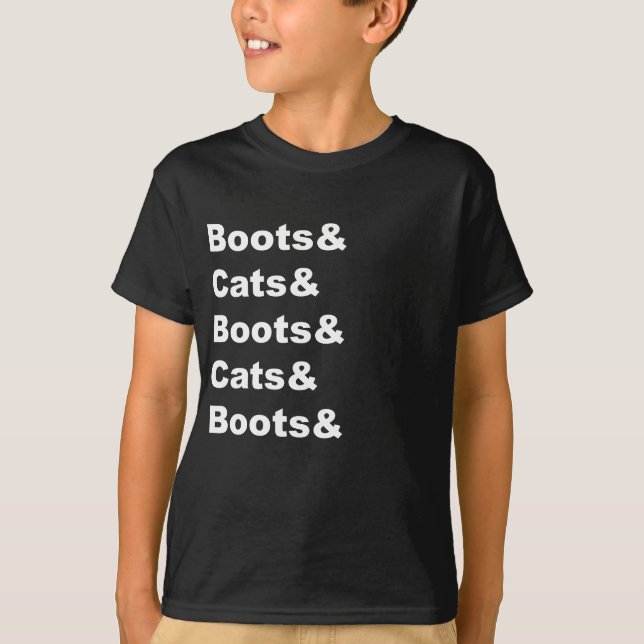 Camiseta Botas e gatos Beatbox Hip Hop (Frente)