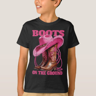 Camiseta Botas Engraçadas E Bonitas No Terreno Linedance Oe