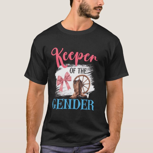 Camiseta Botas engraçadas ocidentais Arco Protetor de Revel (Frente)