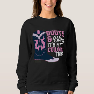 Camiseta Botas femininas e femininas e brilho é uma coisa d